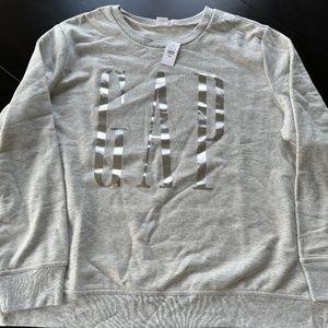 GAP sweatshirt, gray, NWT